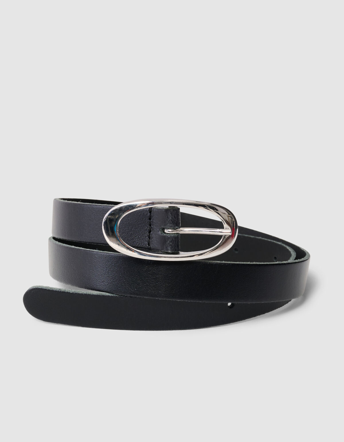 Leren Riem Zwart SHOEBY ACCESSOIRES