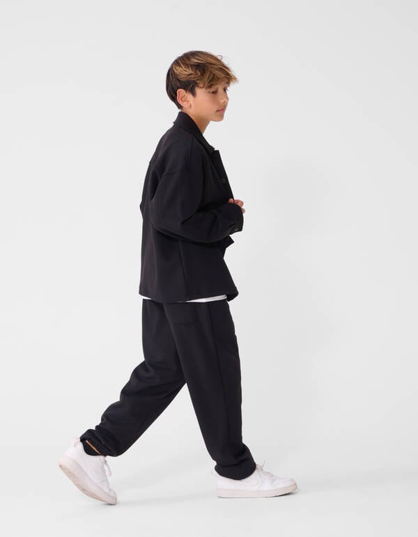 Relaxed Fit Broek Zwart SHOEBY BOYS