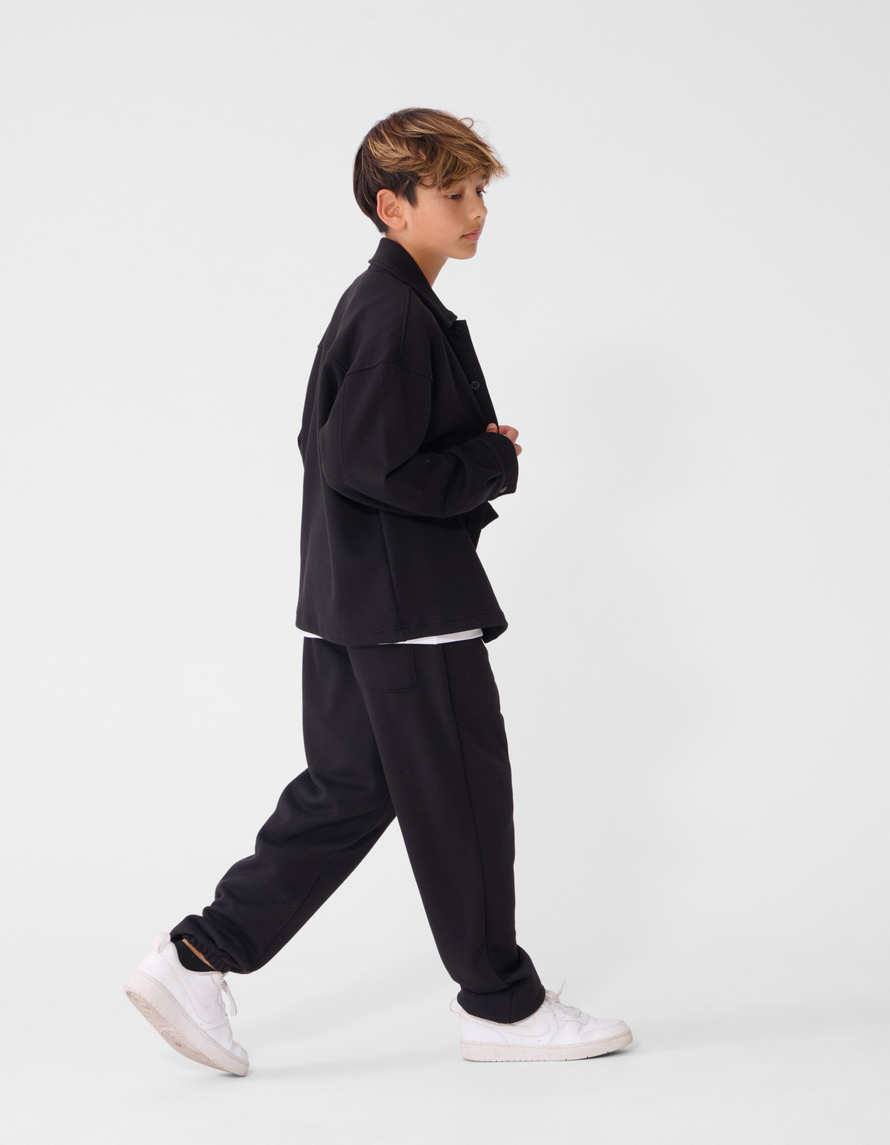 Relaxed Fit Broek Zwart SHOEBY BOYS
