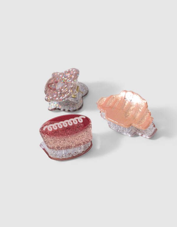 Bakery Haarclip Set Roze SHOEBY ACCESSOIRES