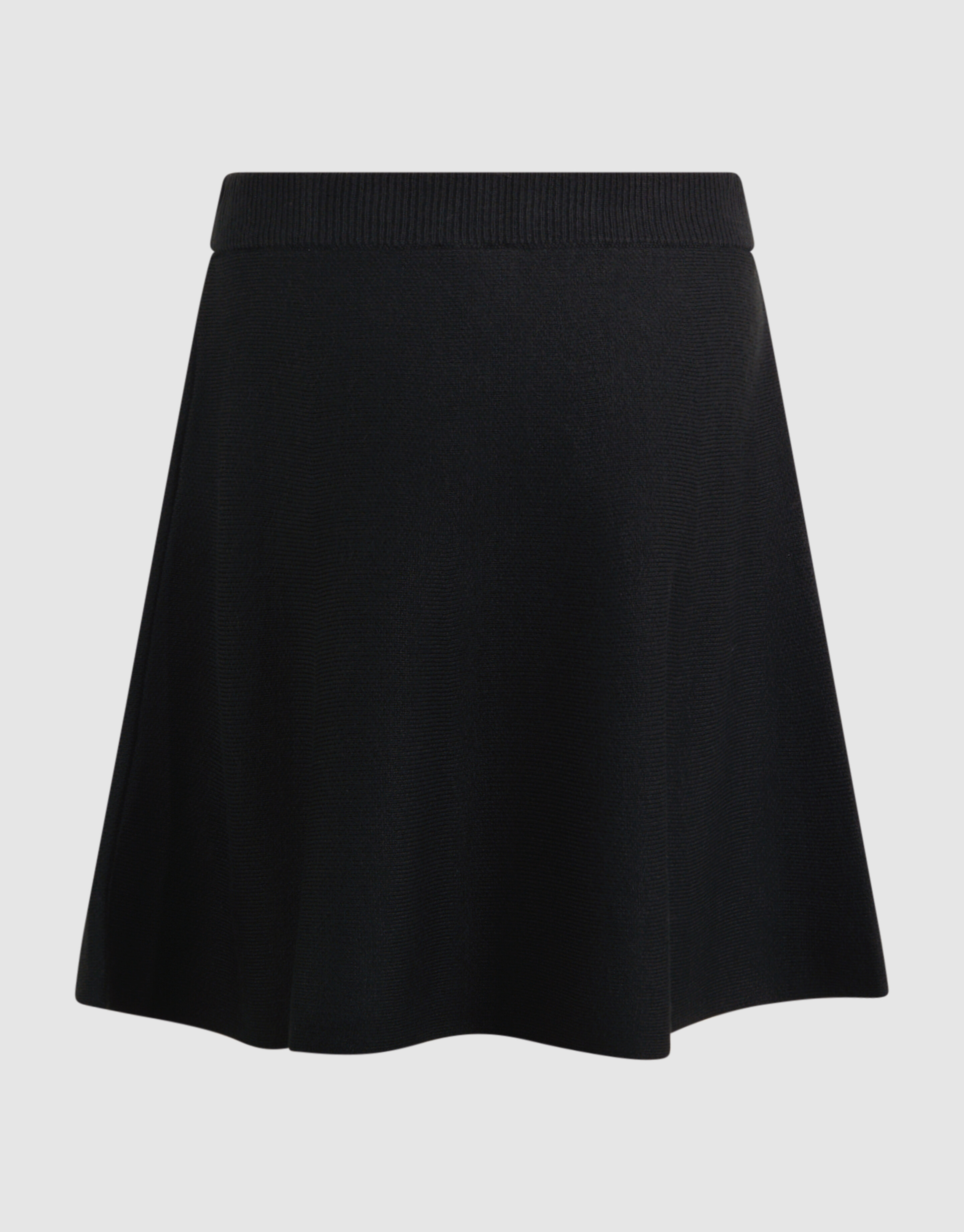 Knit Mini Rok Zwart SHOEBY GIRLS