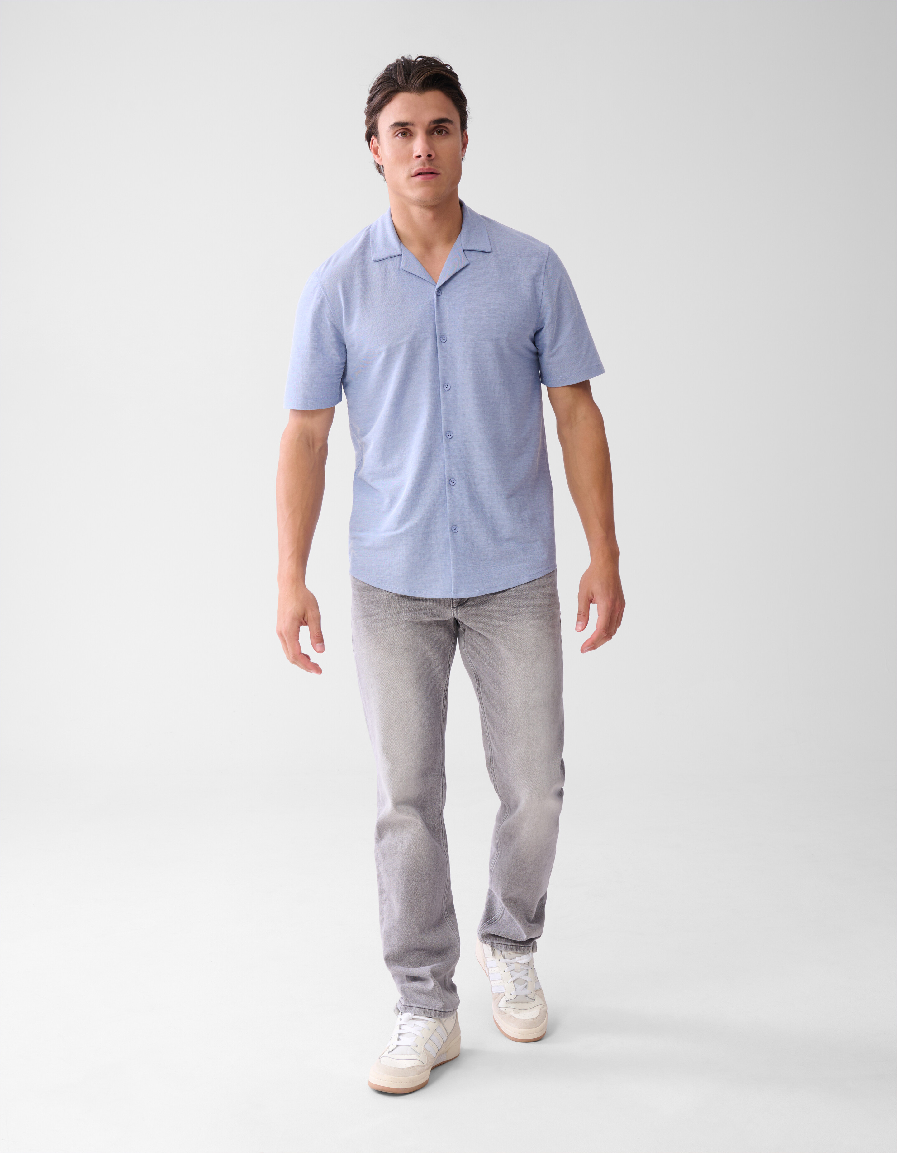 Pique Shirt Blauw SHOEBY MEN