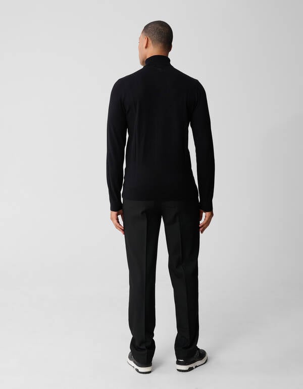 Gebreide Coltrui Zwart SHOEBY MEN