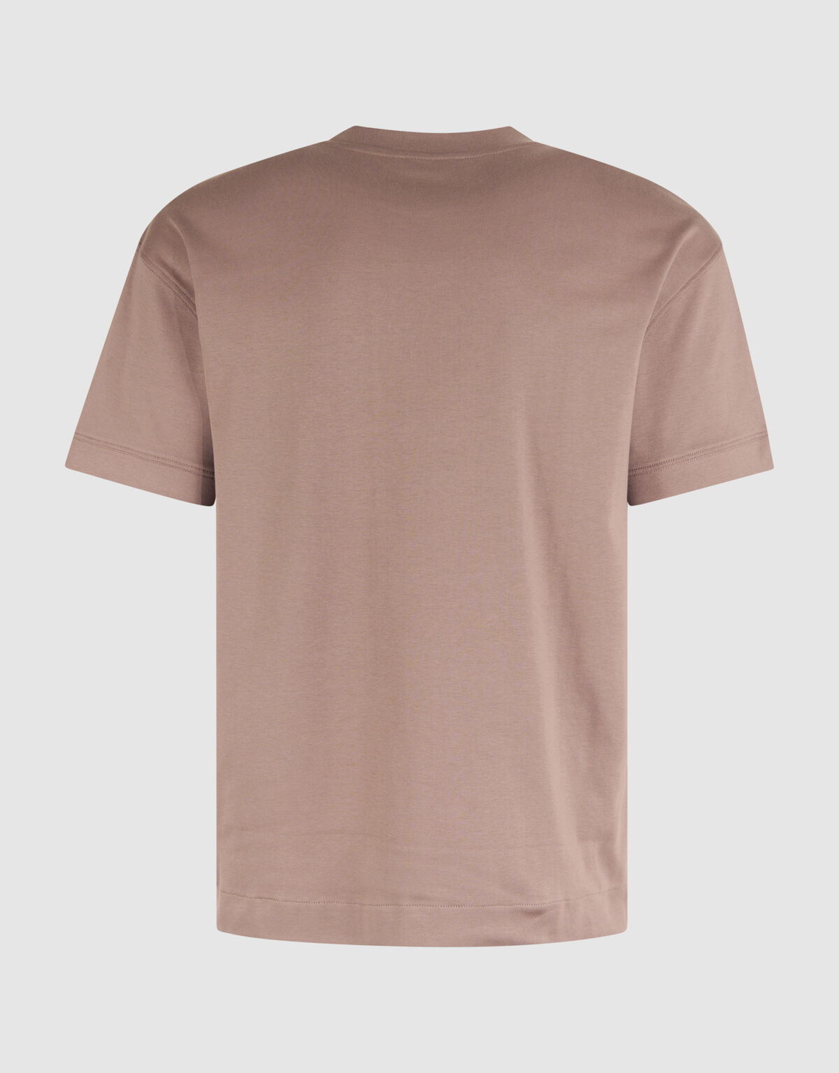 Embroidery T-shirt Lichtbruin SHOEBY MEN