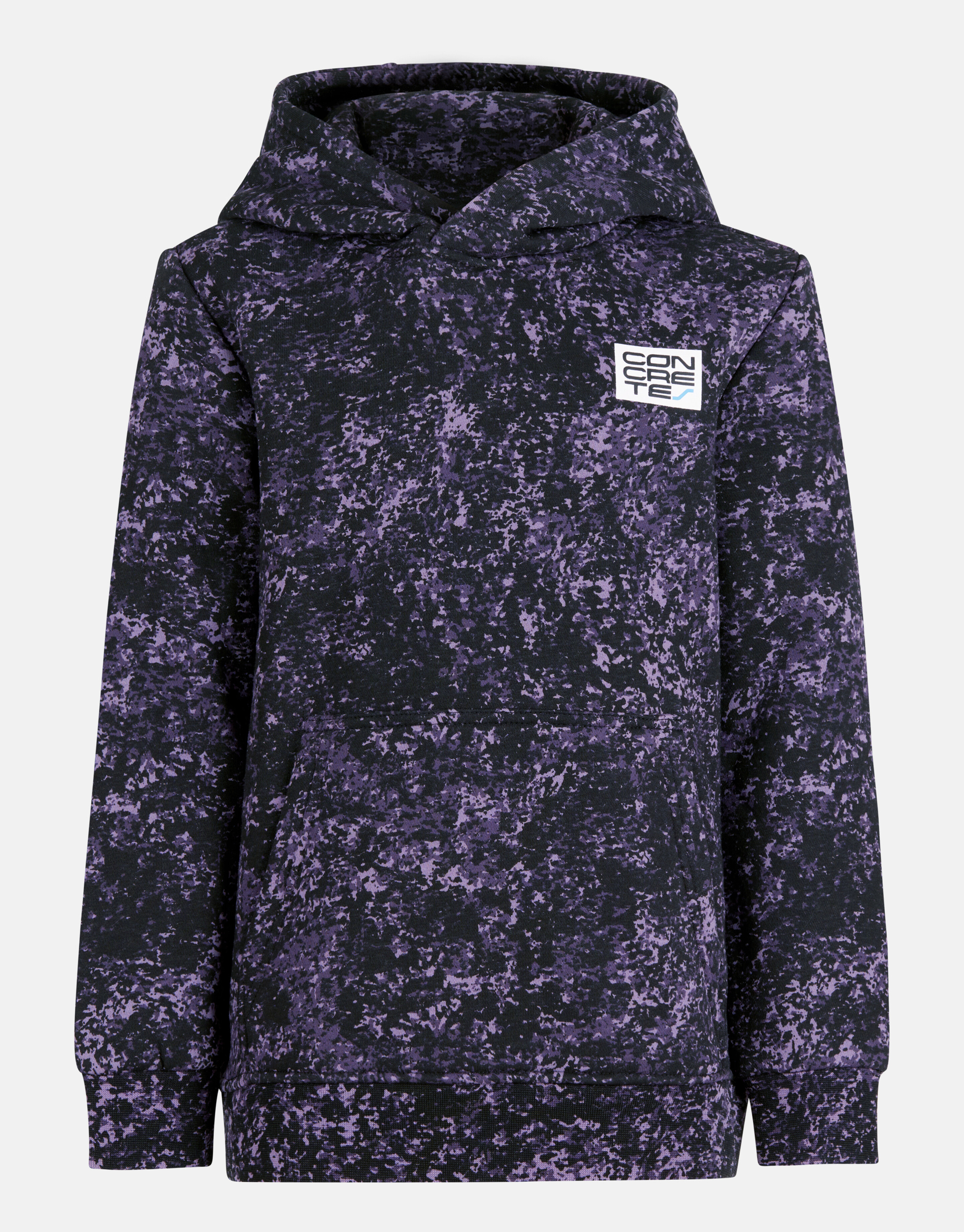 Printed Hoodie Donkerpaars SHOEBY BOYS