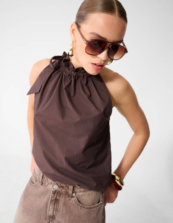 Halter Top Bruin SHOEBY WOMEN
