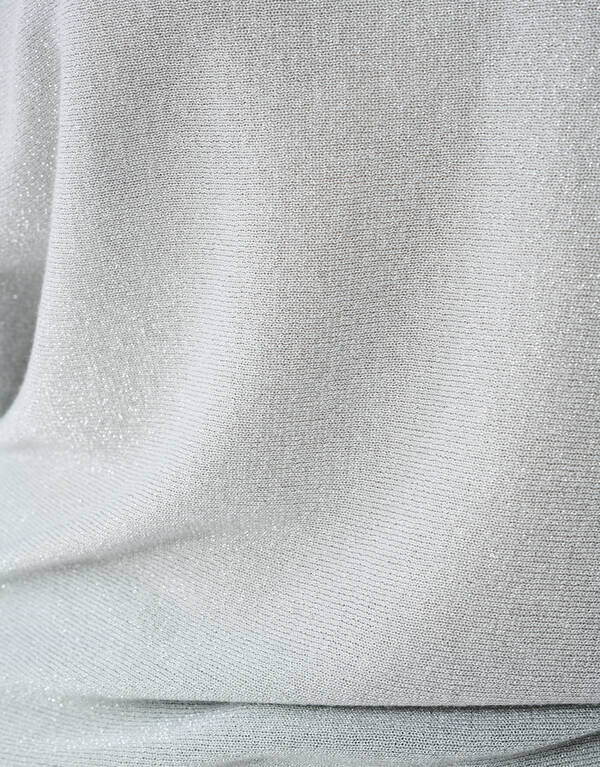 Glitter Vleermuis Trui Lichtgrijs SHOEBY WOMEN