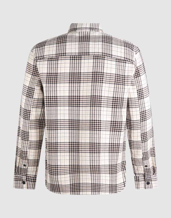 Ruiten Overshirt Gebroken Wit SHOEBY MEN
