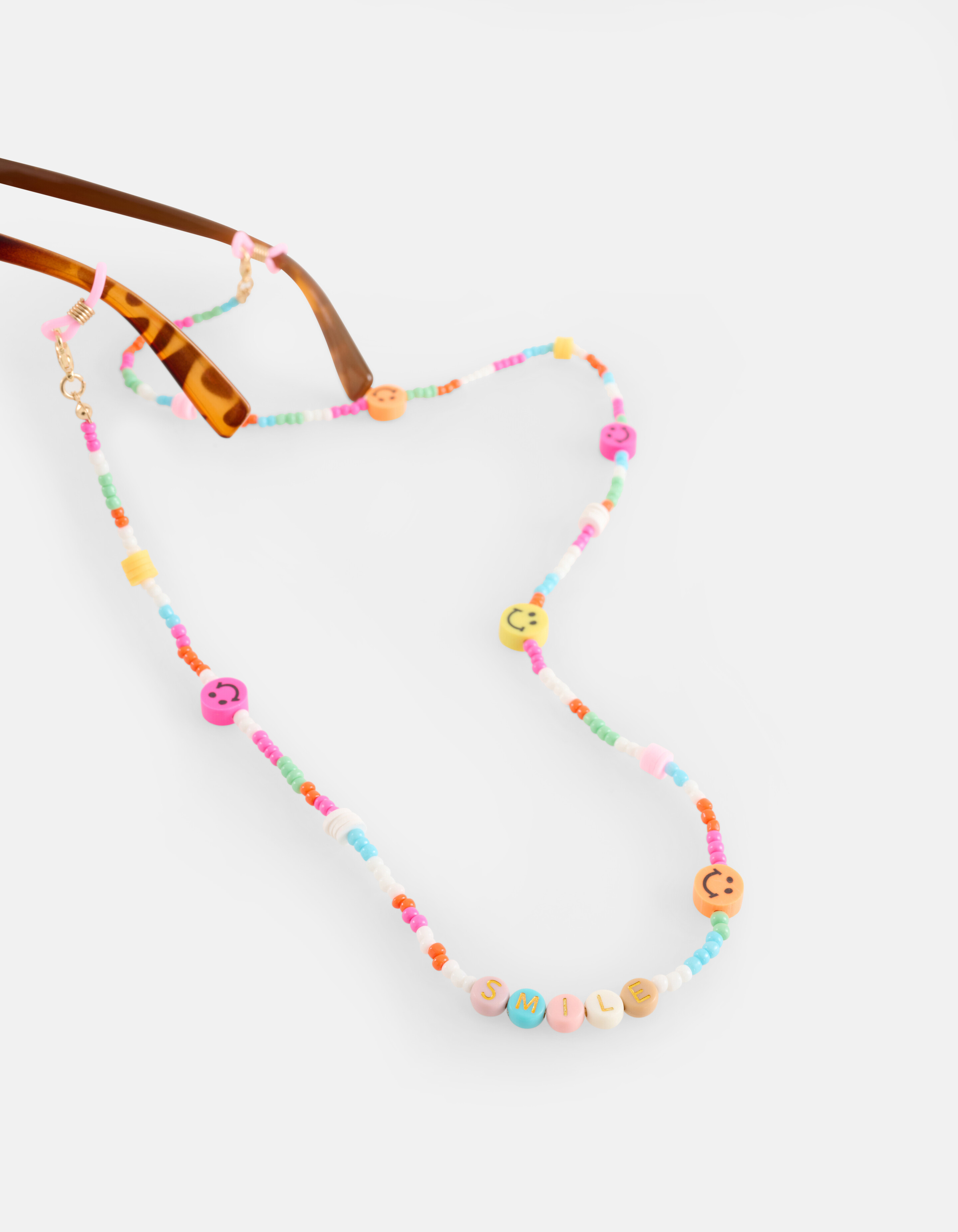 Gekleurde Smiley Zonnebrilkoord SHOEBY ACCESSOIRES