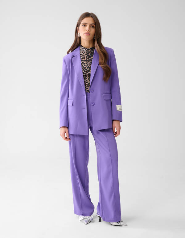 City Label Blazer Paars SHOEBY WOMEN