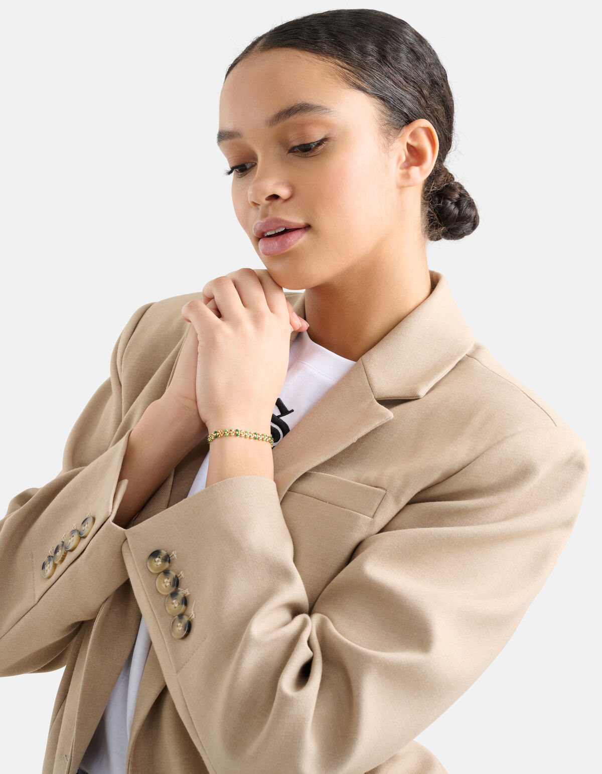 Gekleurde Leaf Armand Goud SHOEBY ACCESSOIRES