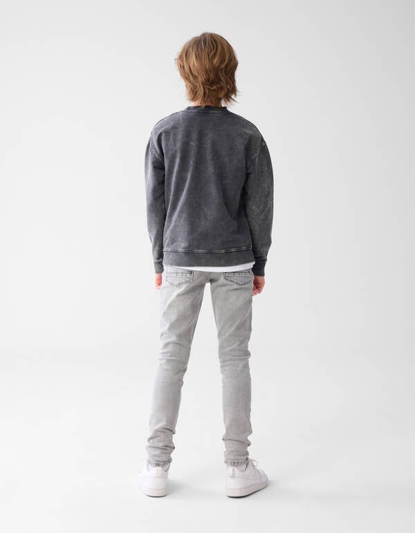 Tapered Fit Jeans Grijs SHOEBY BOYS