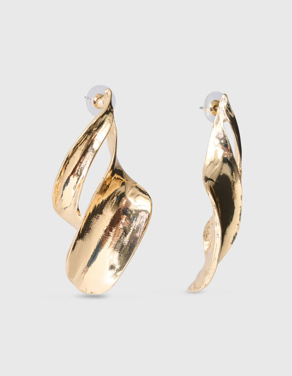 Wavy Oorbellen Goud SHOEBY ACCESSOIRES