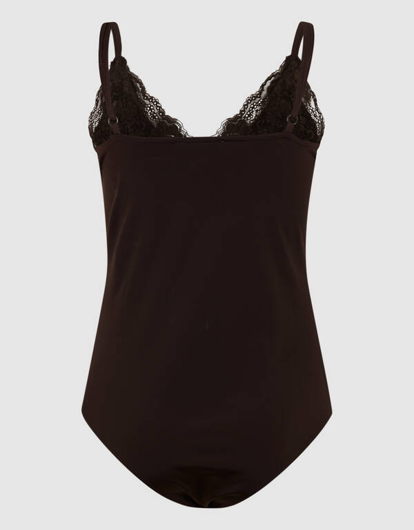 Kanten Body Donkerbruin SHOEBY WOMEN