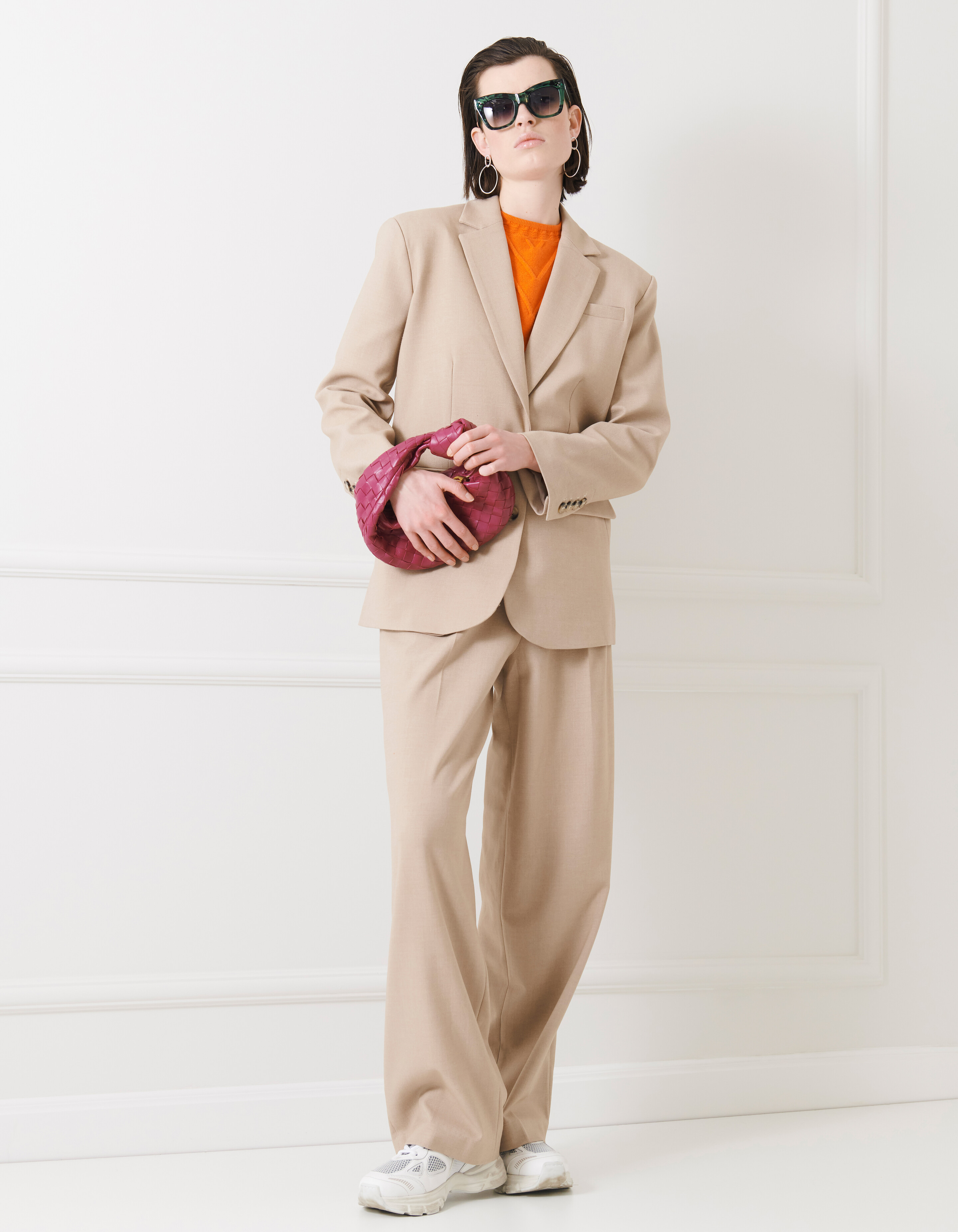 Loose Fit Pantalon Beige SHOEBY WOMEN