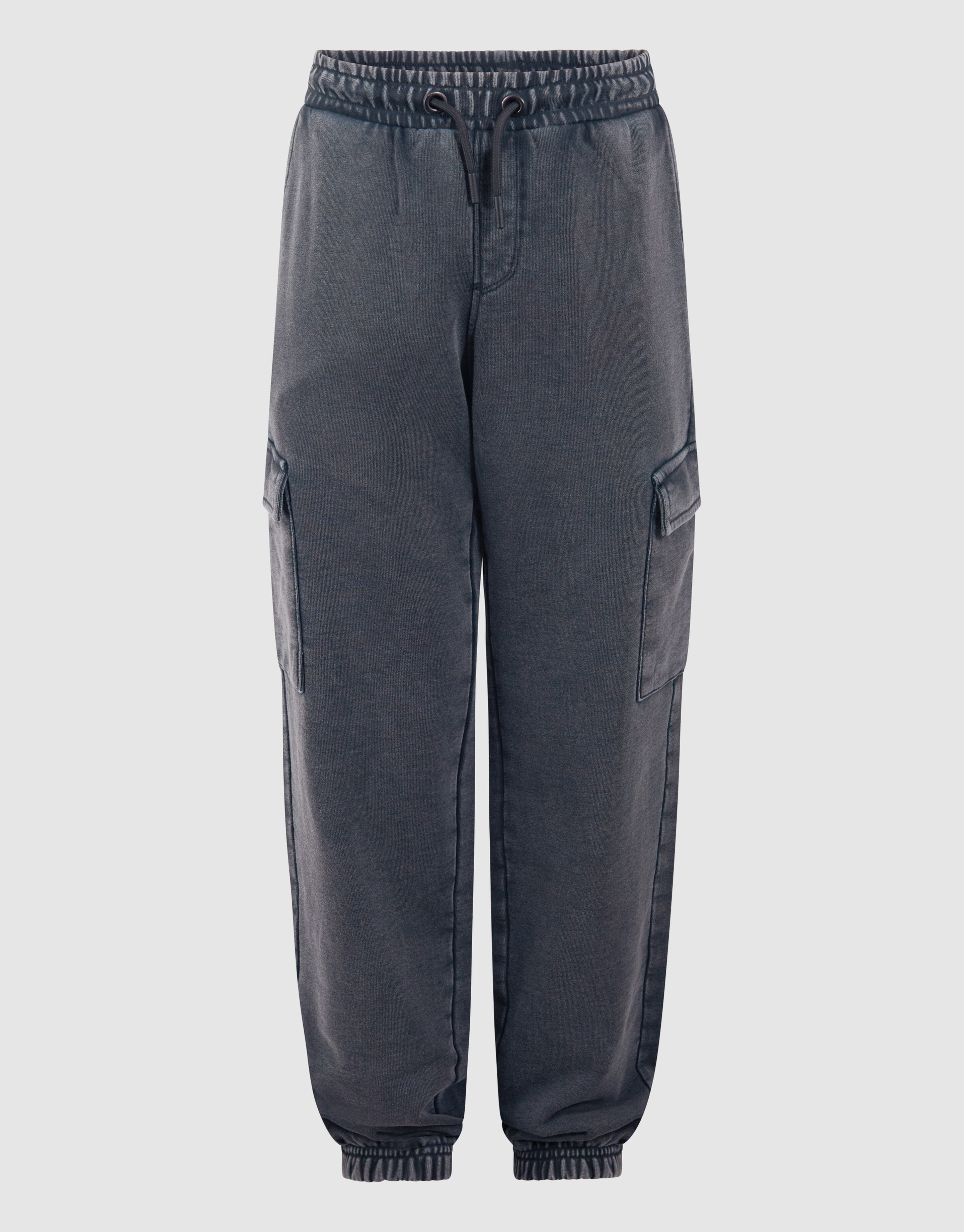 Loose Fit Cargo Broek Donkergrijs SHOEBY BOYS