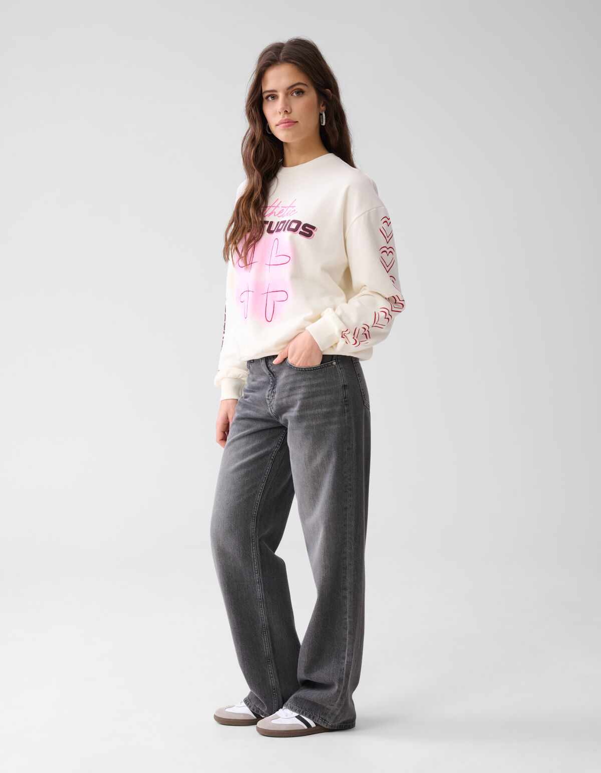 Studio Sweater Gebroken Wit SHOEBY WOMEN