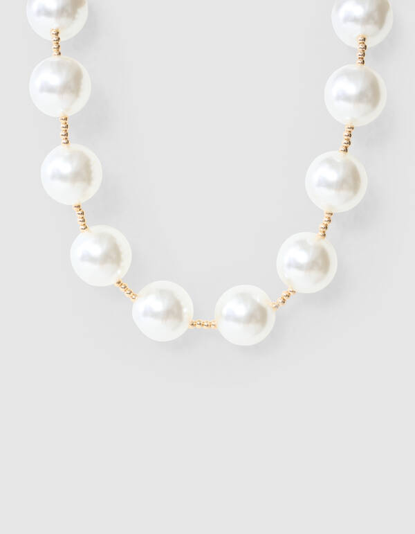 Beaded Parel Ketting Goud SHOEBY ACCESSOIRES