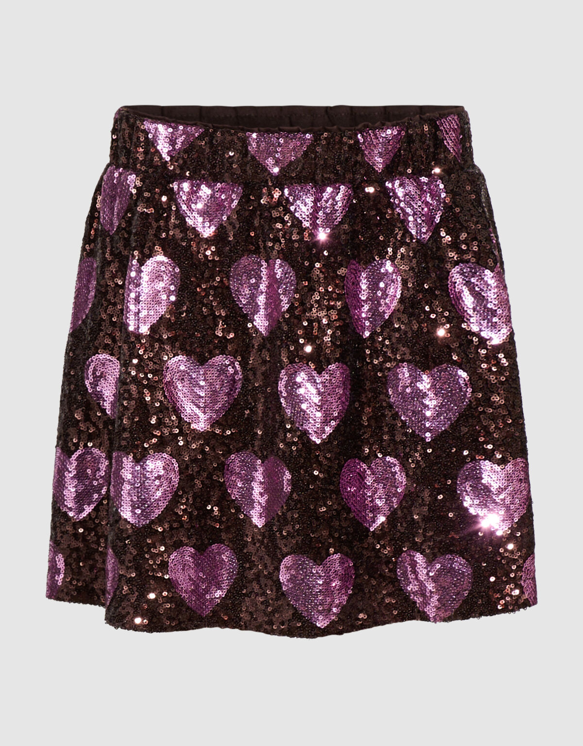 Hartjes Paillettenrok Bruin SHOEBY GIRLS