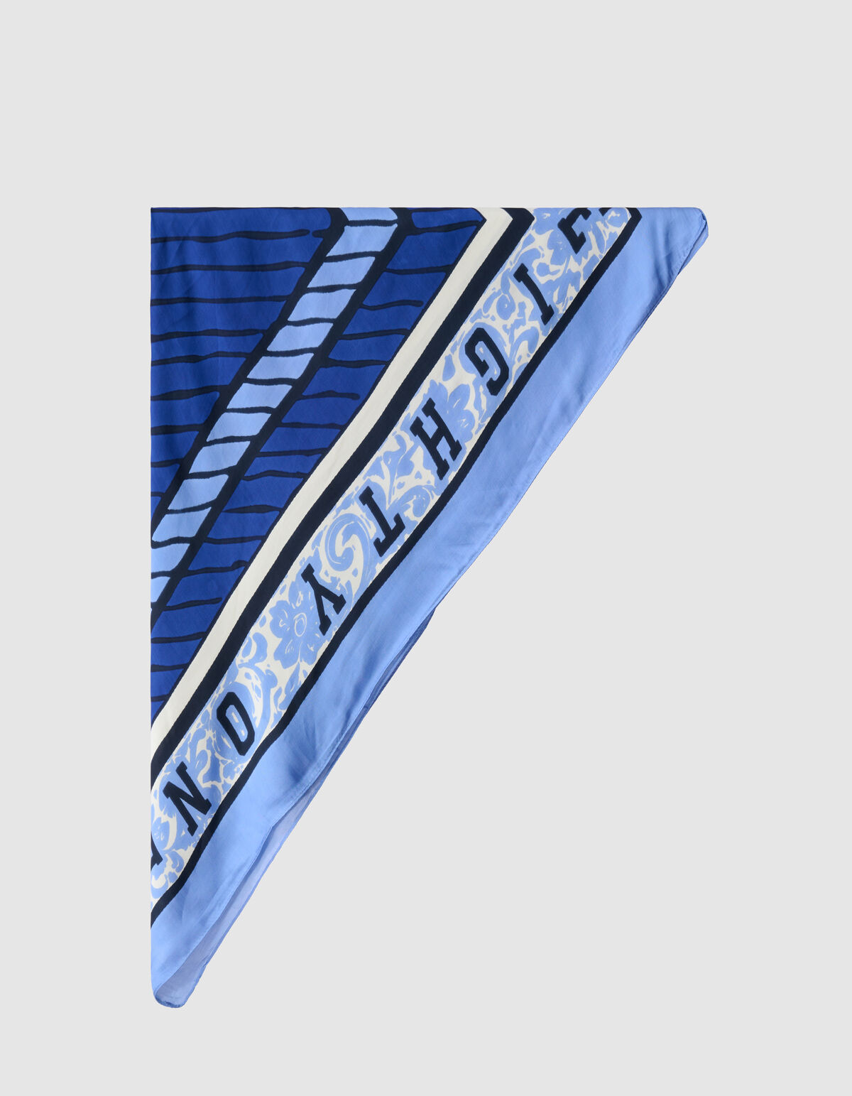 Graphic Sjaal Blauw SHOEBY ACCESSOIRES