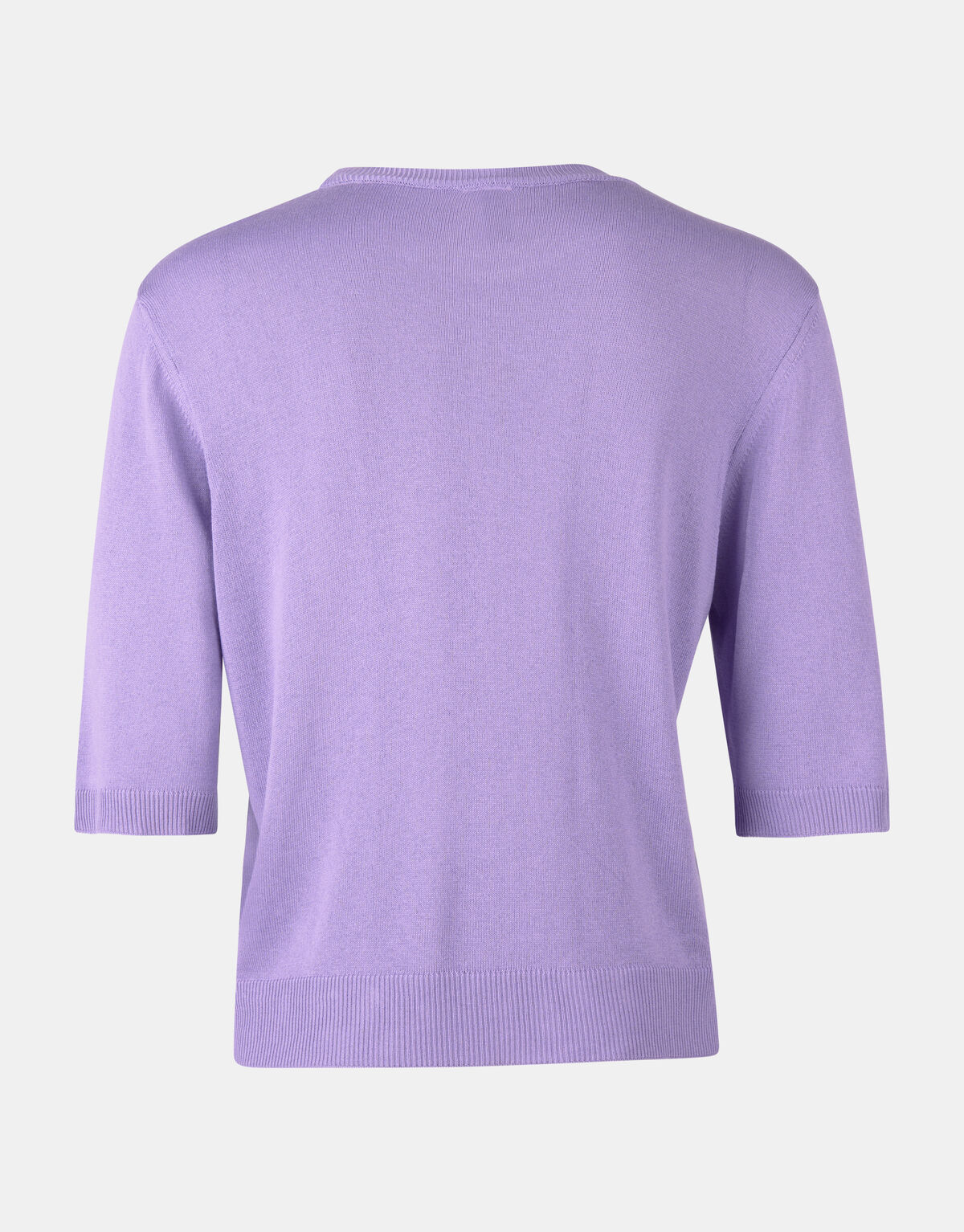 Round Knit T-shirt Paars EKSEPT