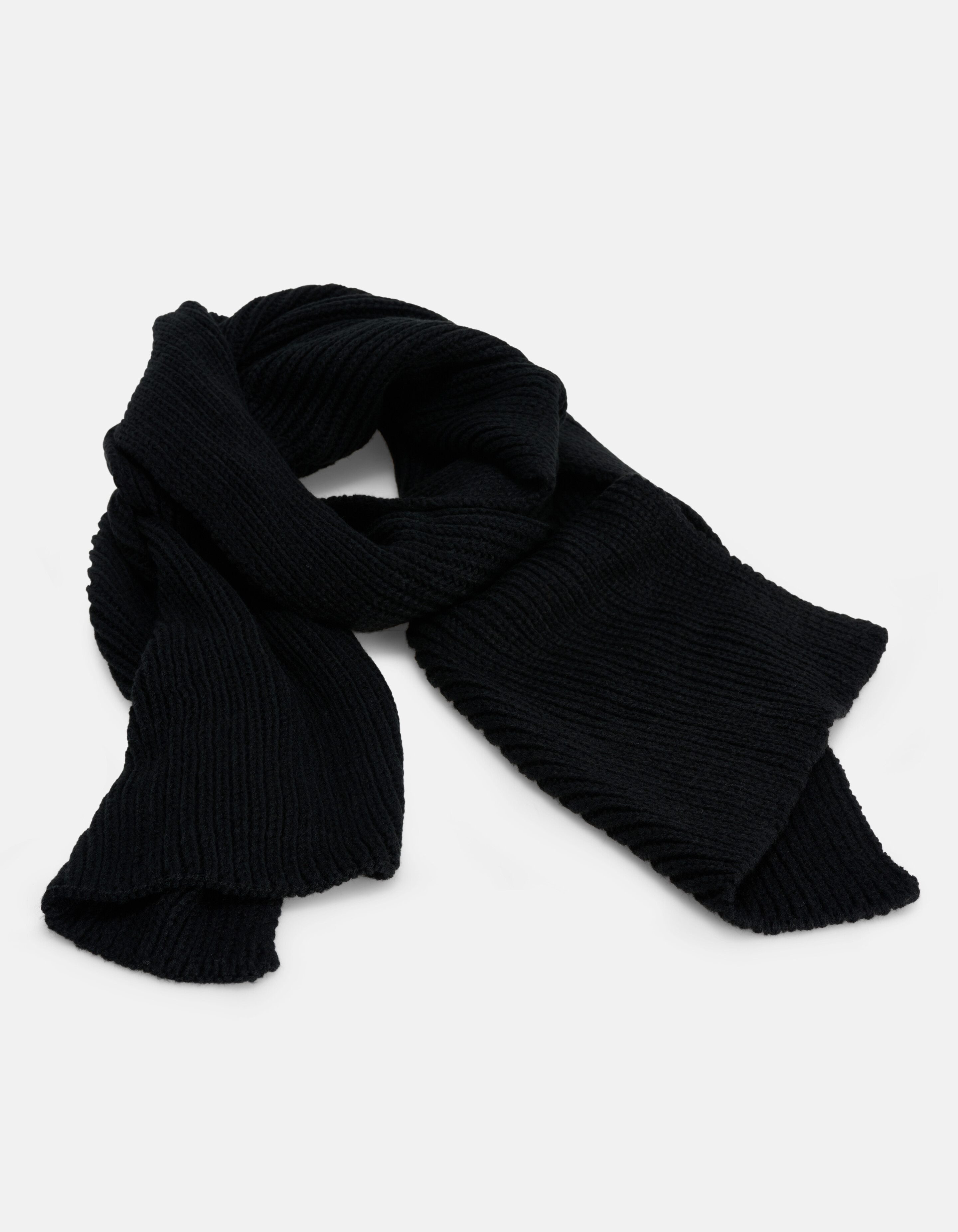 Gebreide Sjaal Zwart SHOEBY ACCESSOIRES