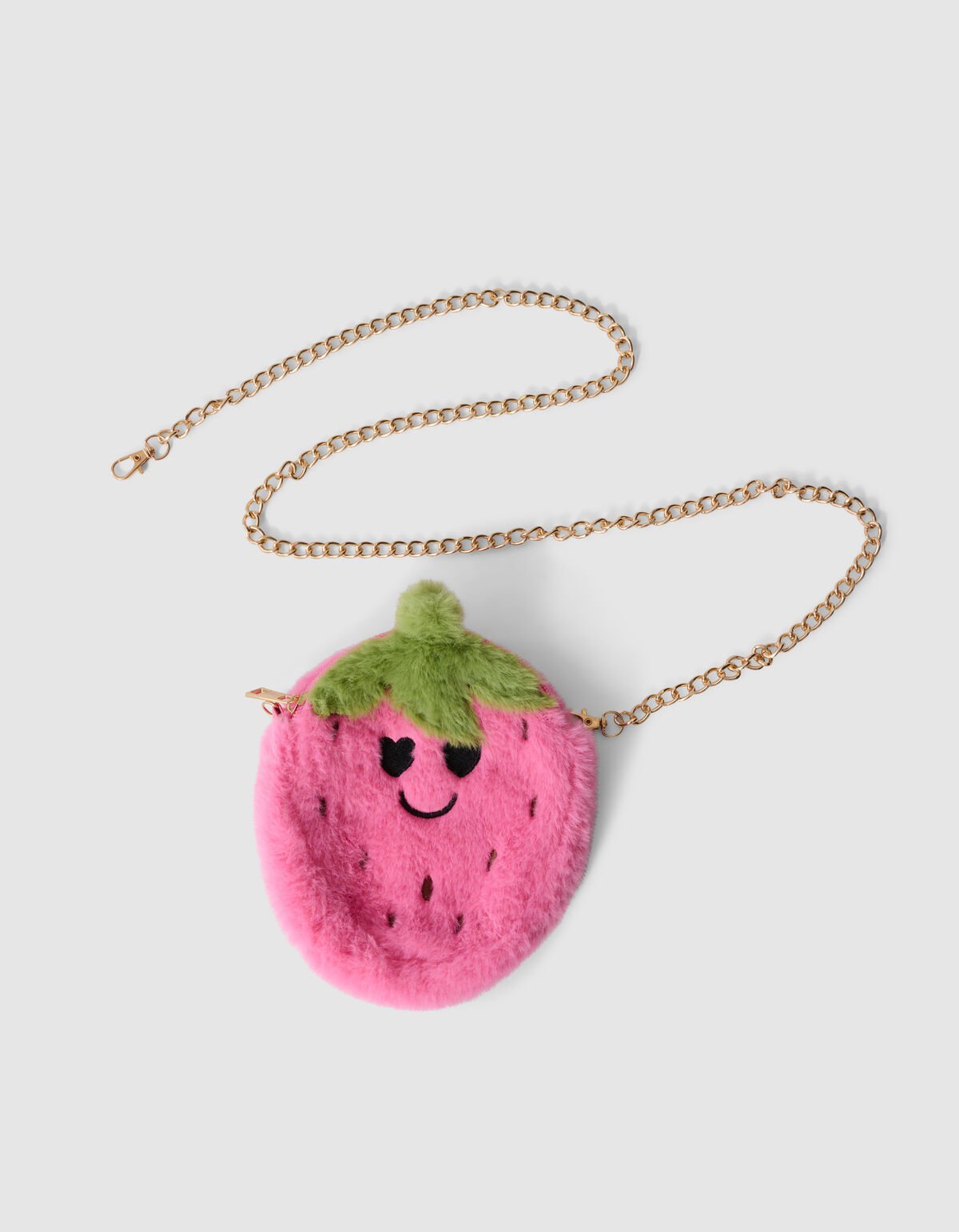 Fur Strawberry Tas Roze SHOEBY ACCESSOIRES