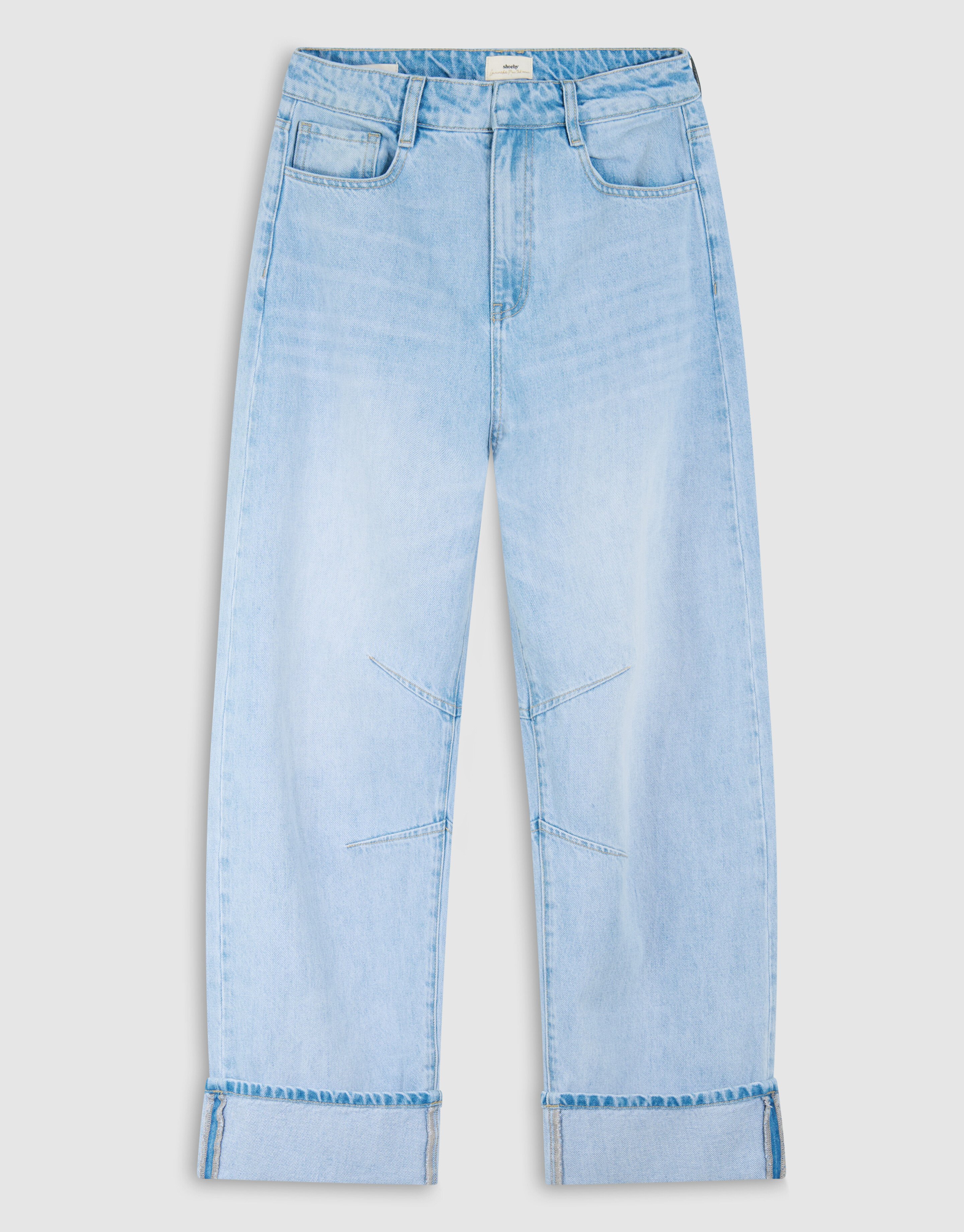 Barrel Fit Jeans Blauw By Lonneke SHOEBY WOMEN