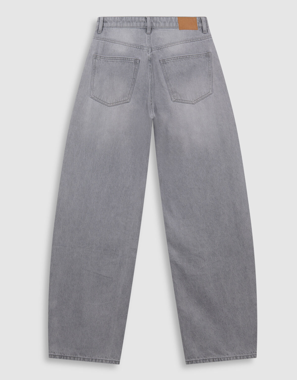 Baggy Fit Jeans Lichtgrijs SHOEBY WOMEN