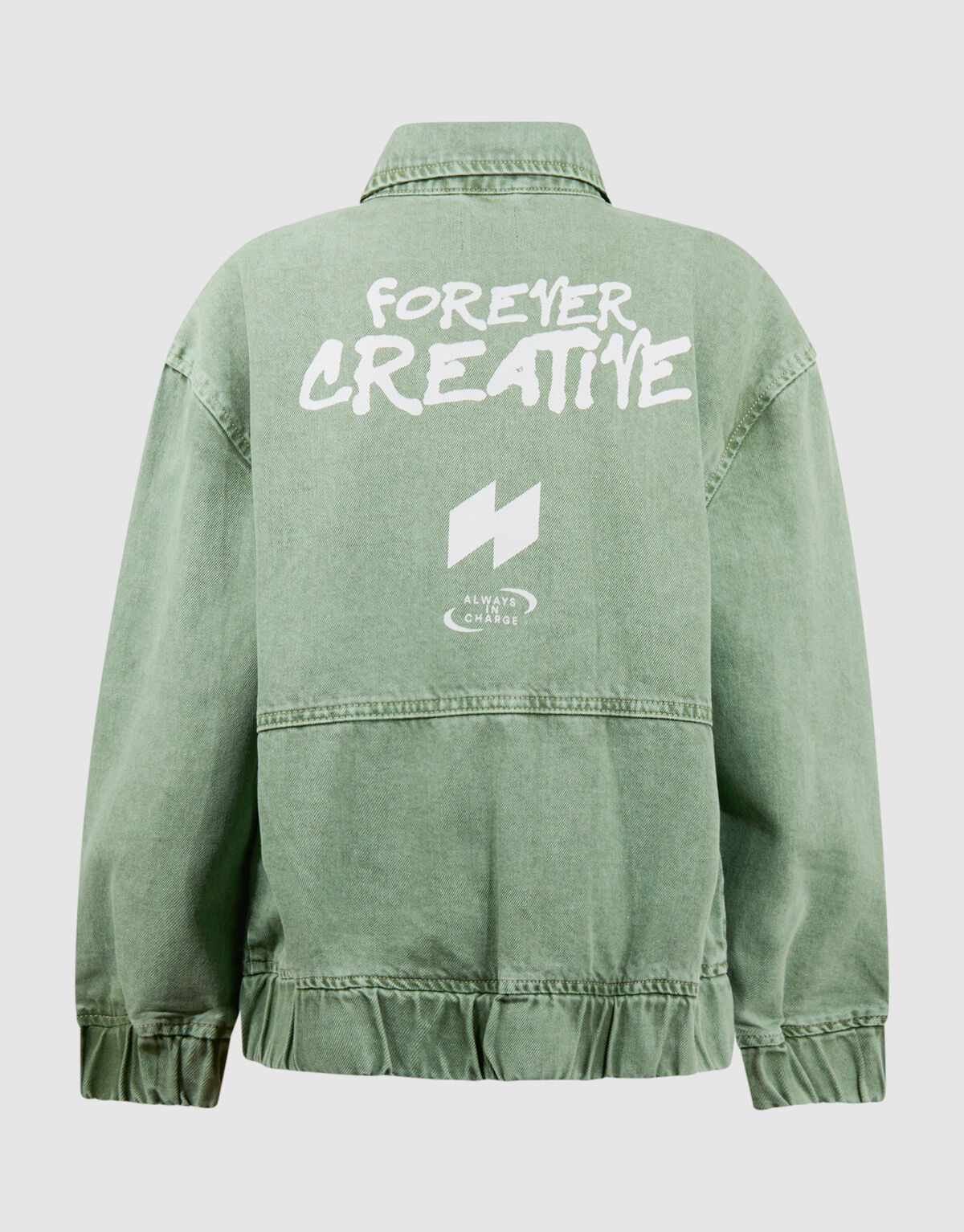 Creative Artwork Bomber Jack Lichtgroen SHOEBY BOYS