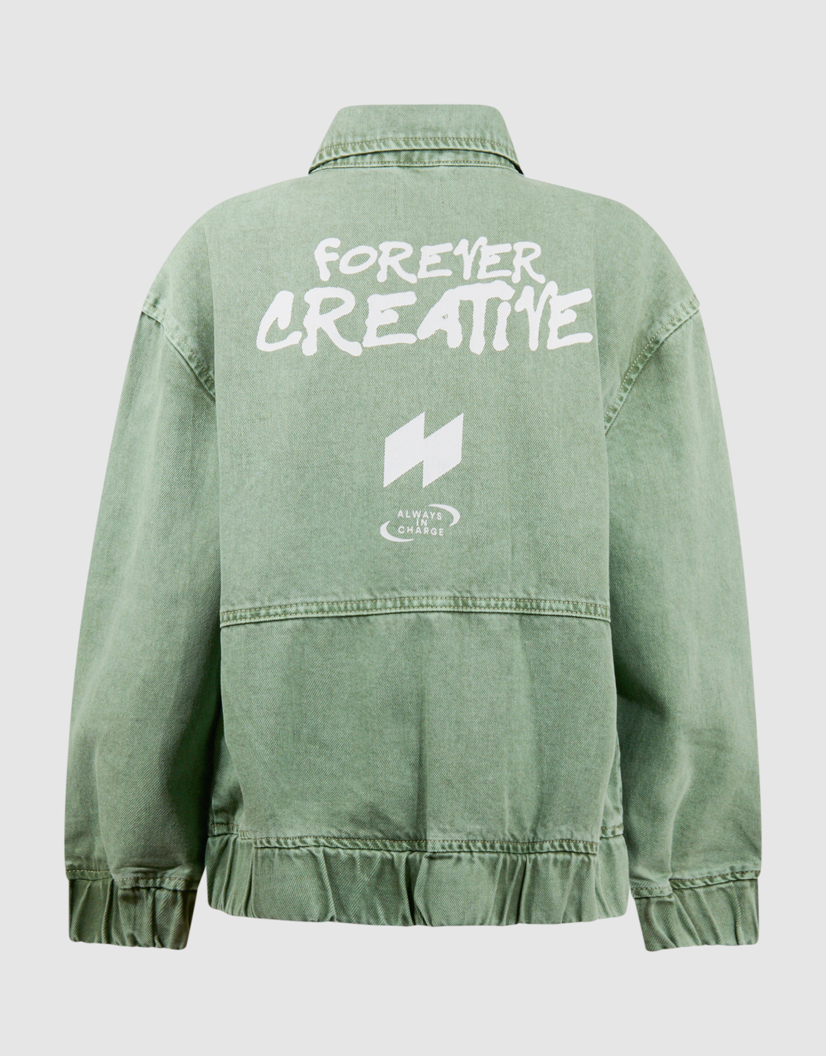 Creative Artwork Bomber Jack Lichtgroen SHOEBY BOYS