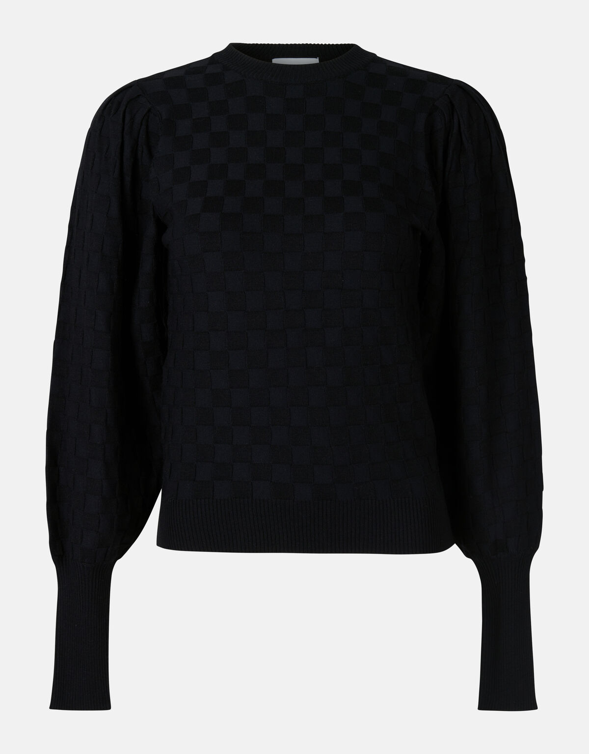 Ruiten Print Trui Zwart SHOEBY WOMEN