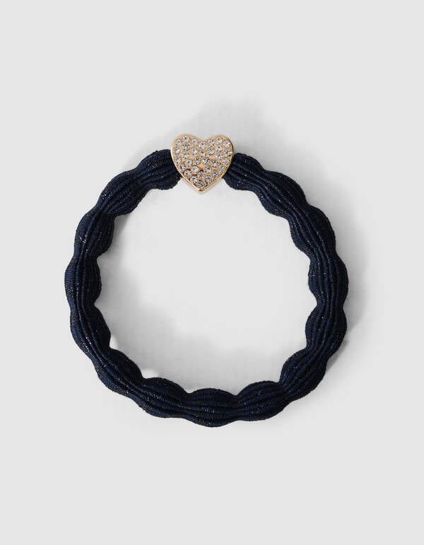 Bubble Charm Haarelastiek Donkerblauw SHOEBY ACCESSOIRES