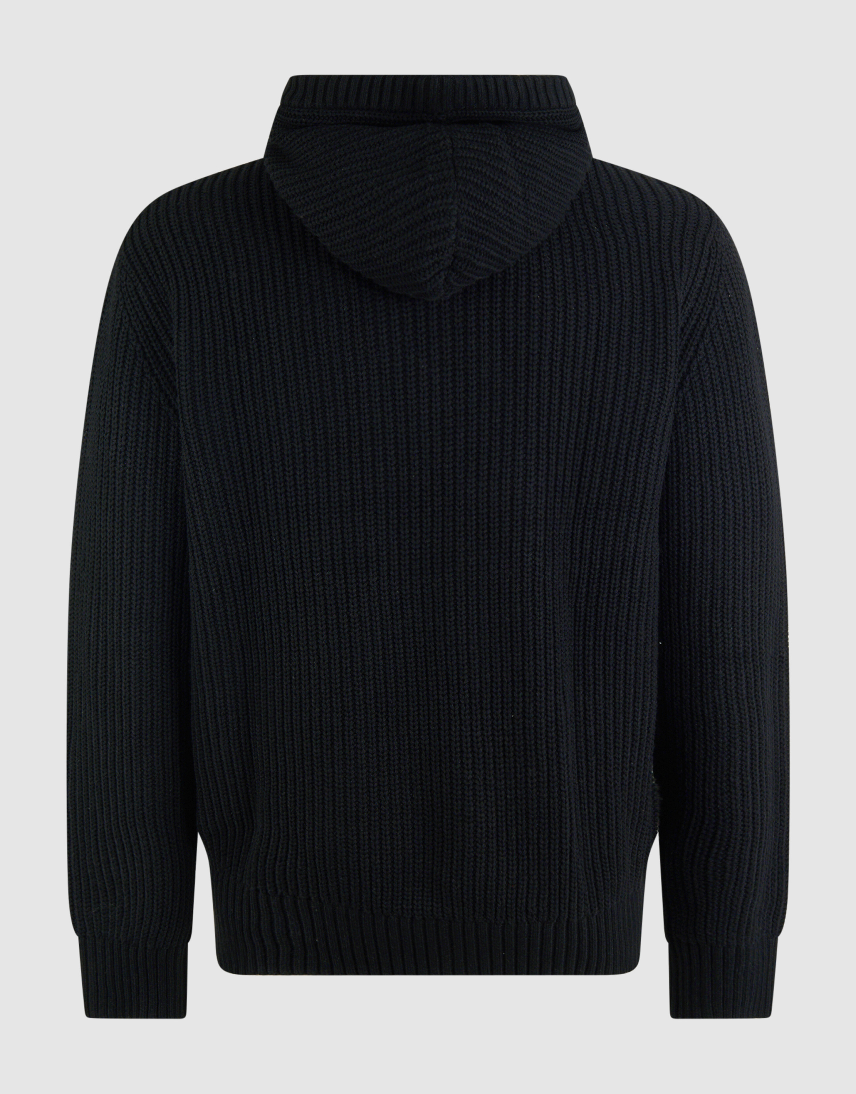Gebreide Hoodie Zwart SHOEBY MEN