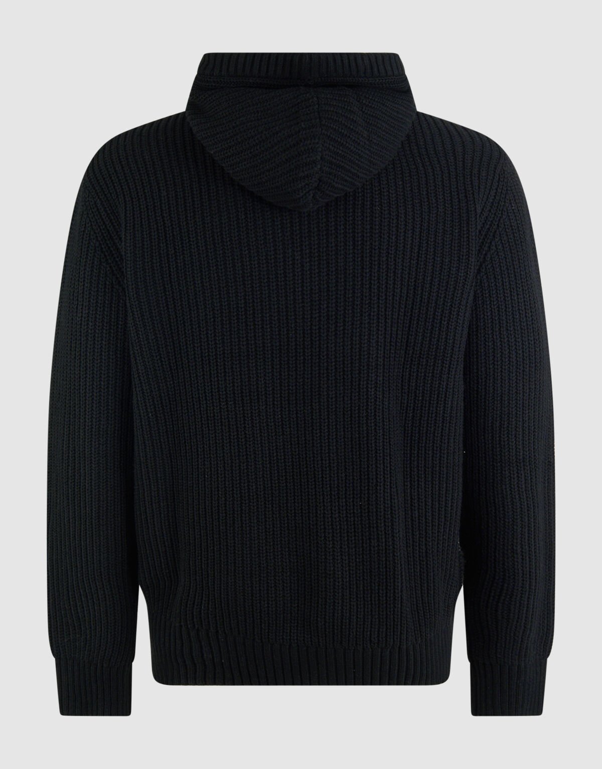Gebreide Hoodie Zwart SHOEBY MEN