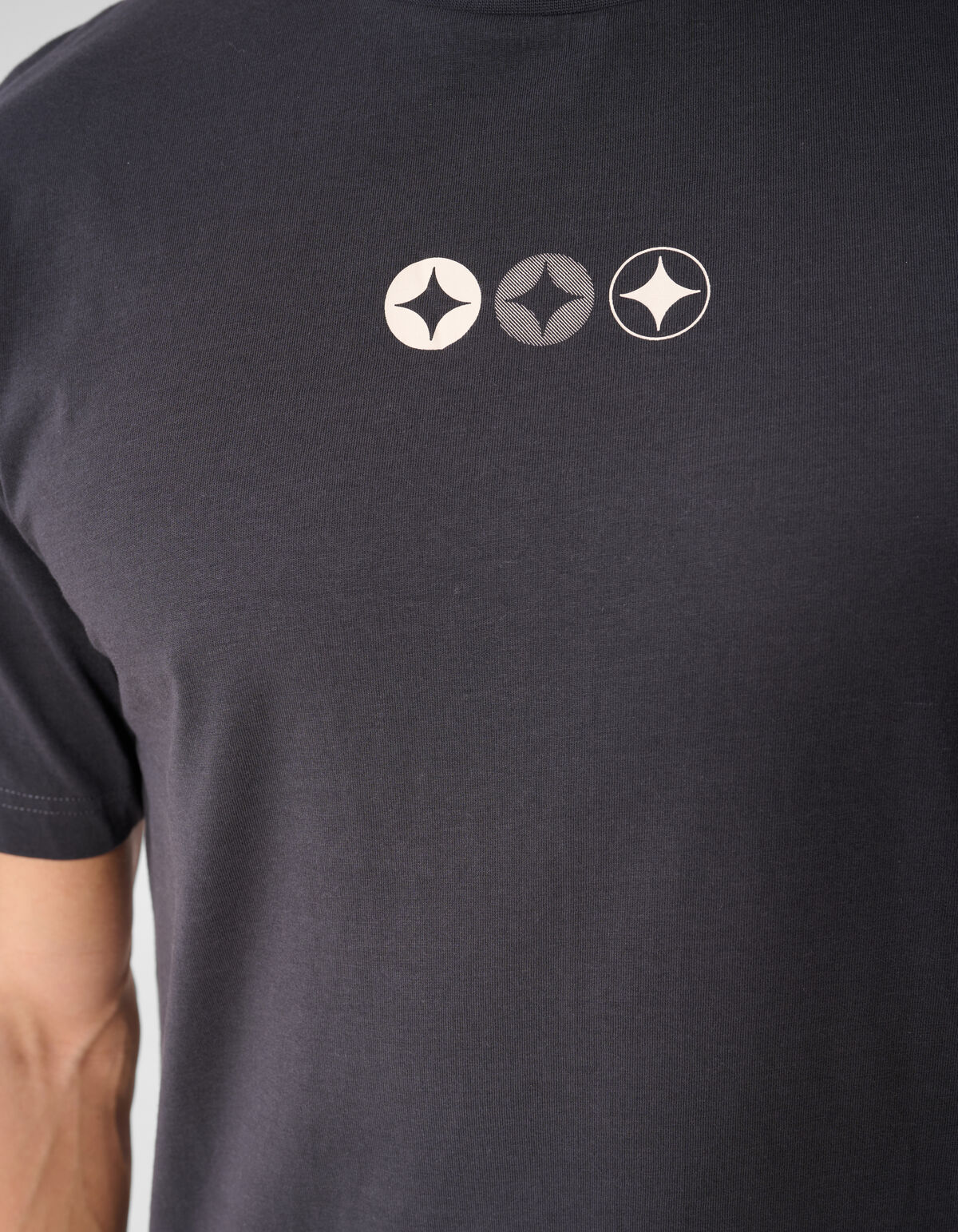 Spark Logo Artwork T-shirt Donkergrijs SHOEBY MEN