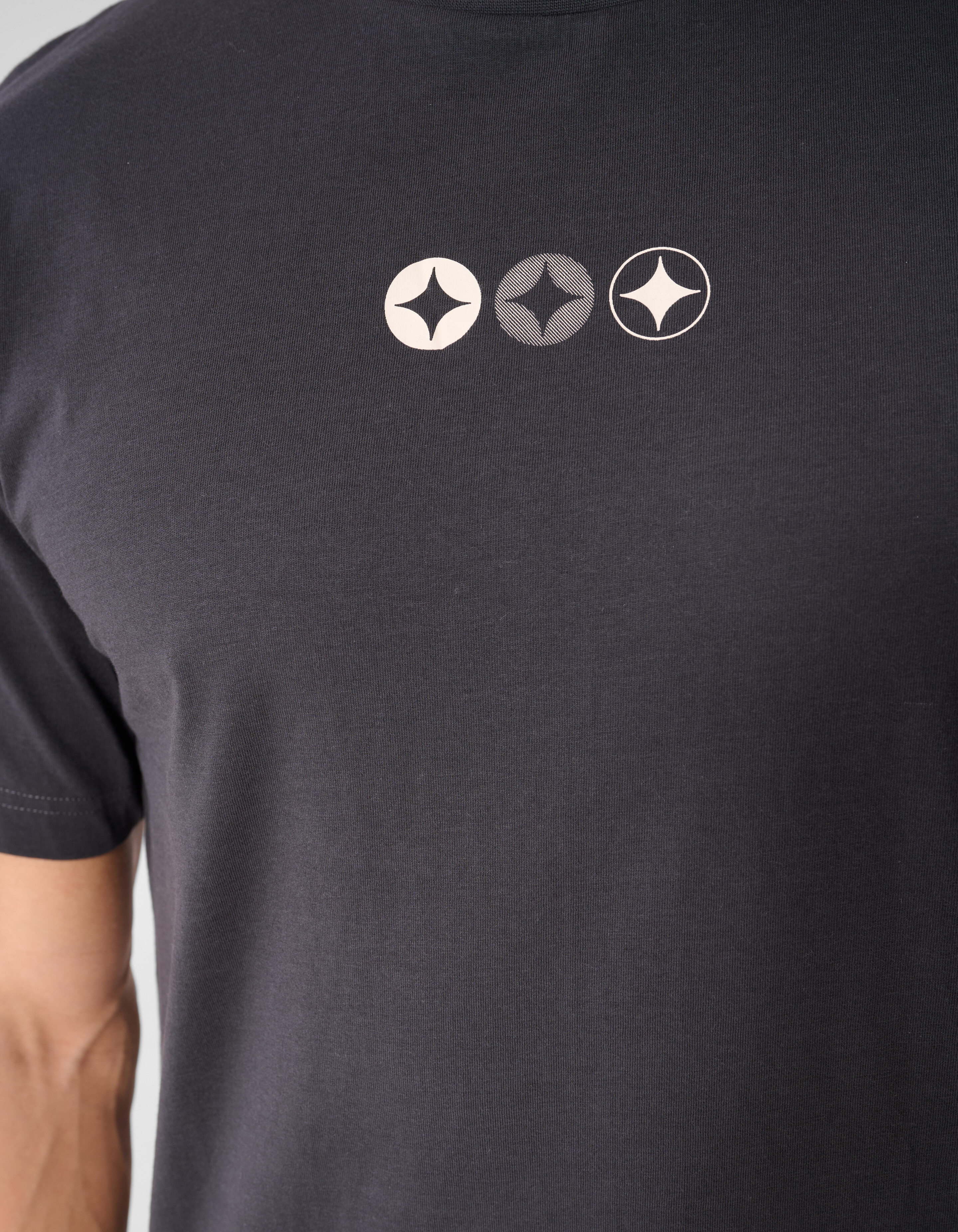 Spark Logo Artwork T-shirt Donkergrijs SHOEBY MEN