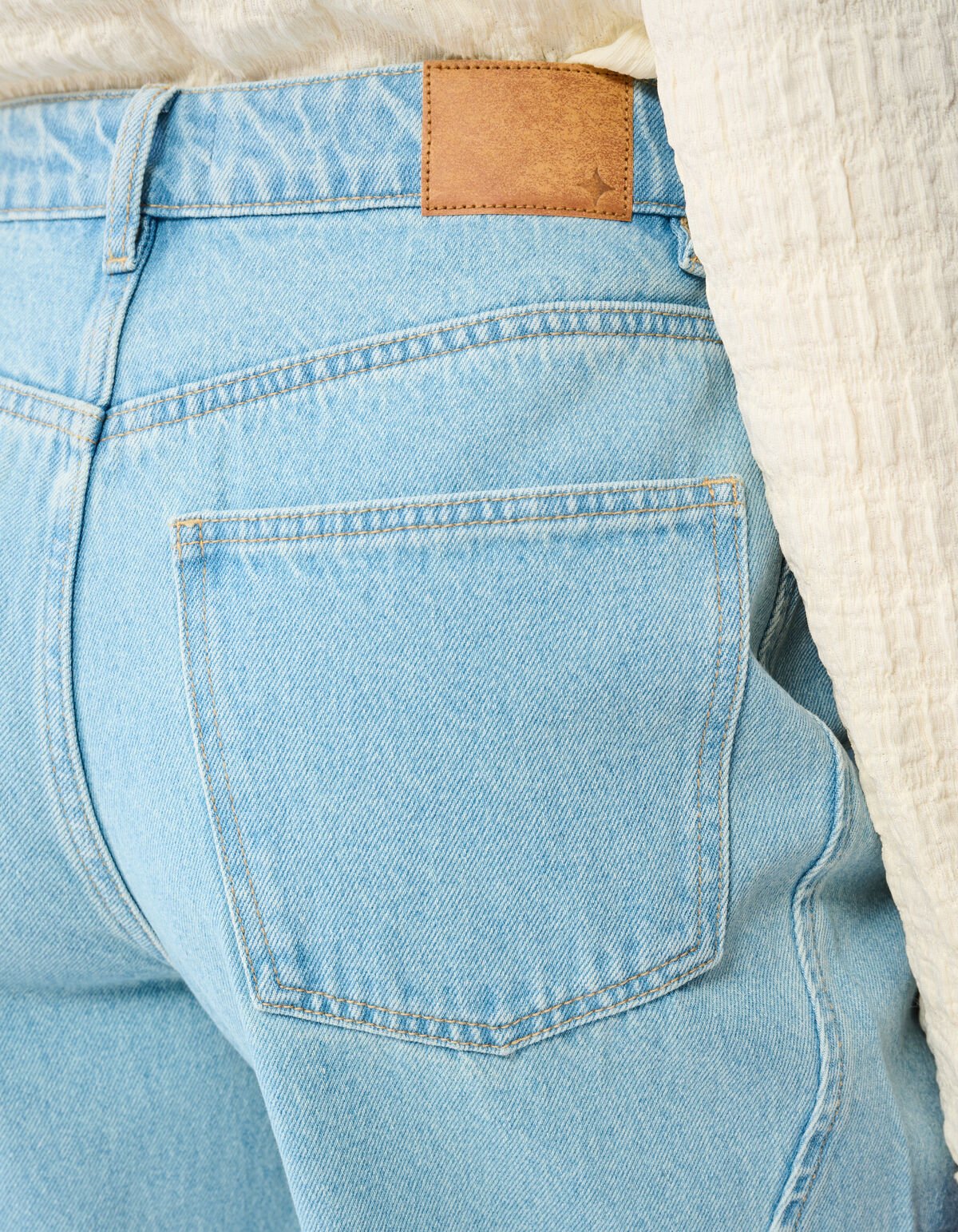 Swirl Barrel Fit Jeans Blauw SHOEBY WOMEN