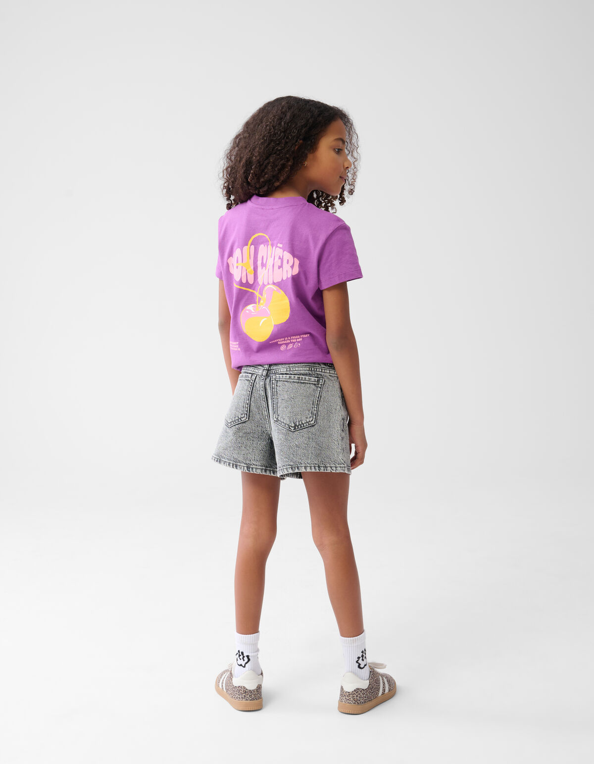 Strass Denim Short Grijs SHOEBY GIRLS