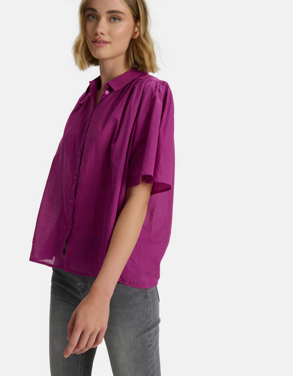 Relaxed Fit Blouse Paars SHOEBY WOMEN