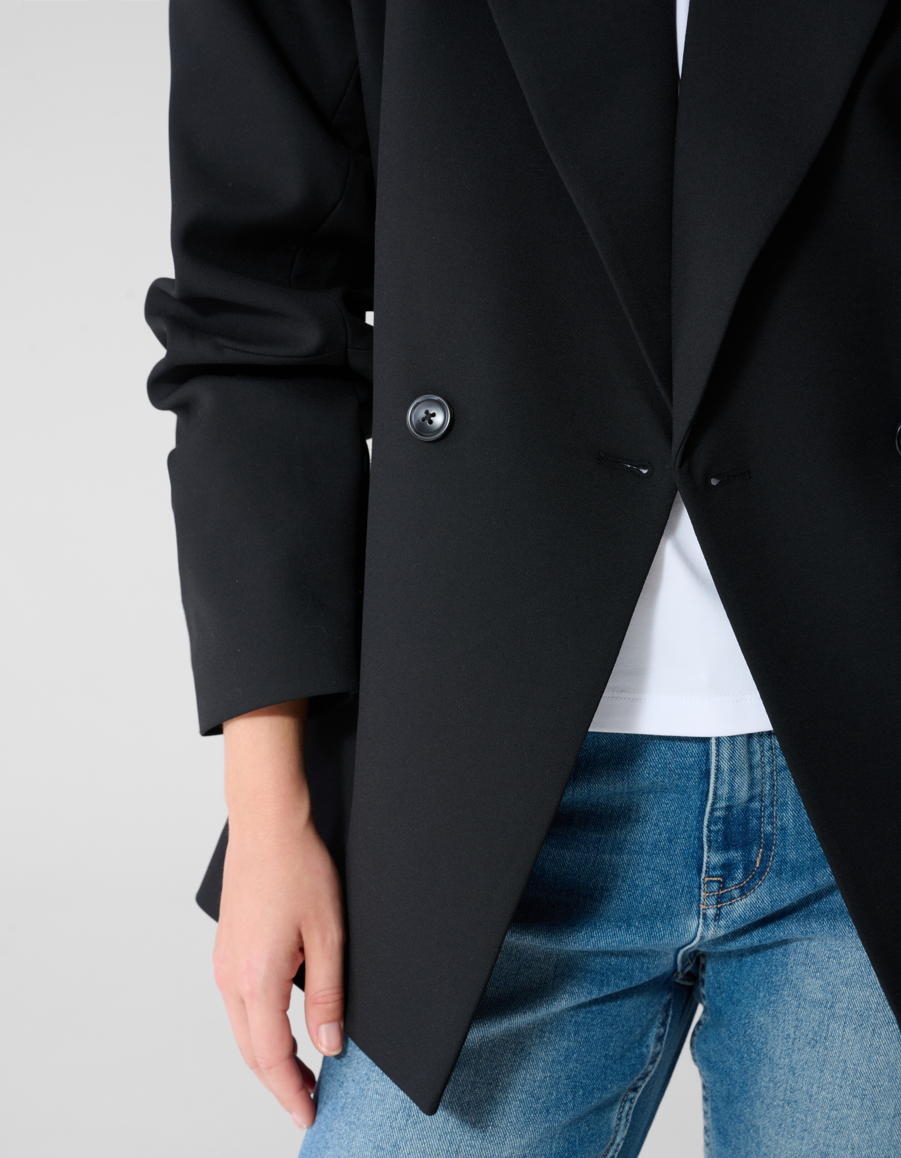 Oversized Shoulder Blazer Zwart By Lonneke SHOEBY WOMEN