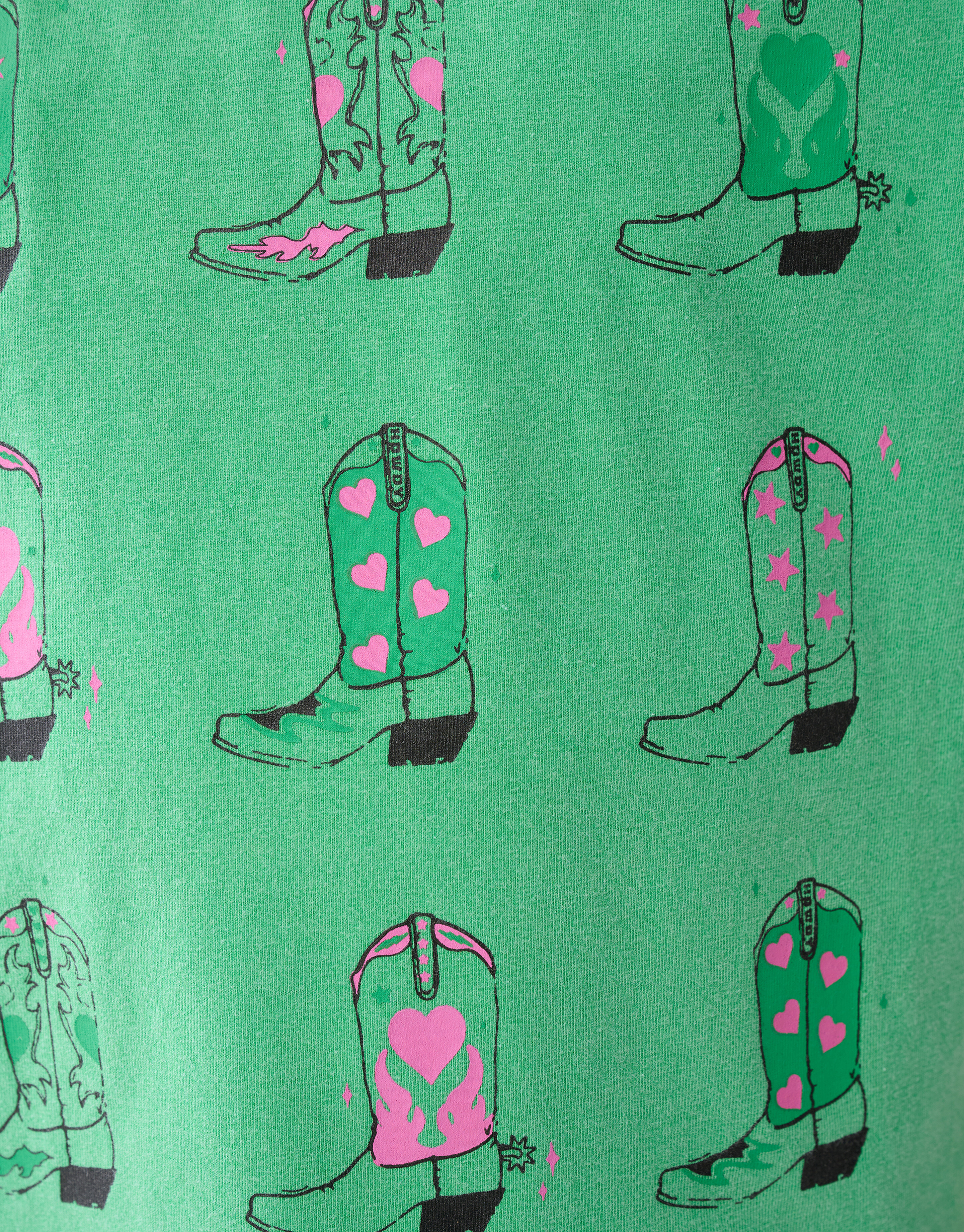 Artwork T-shirt Groen SHOEBY GIRLS