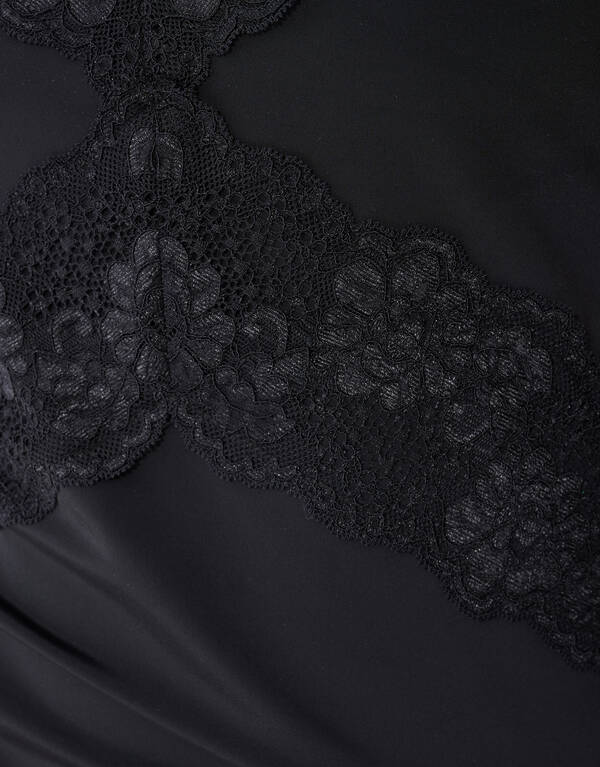 Kanten Singlet Top Zwart SHOEBY WOMEN