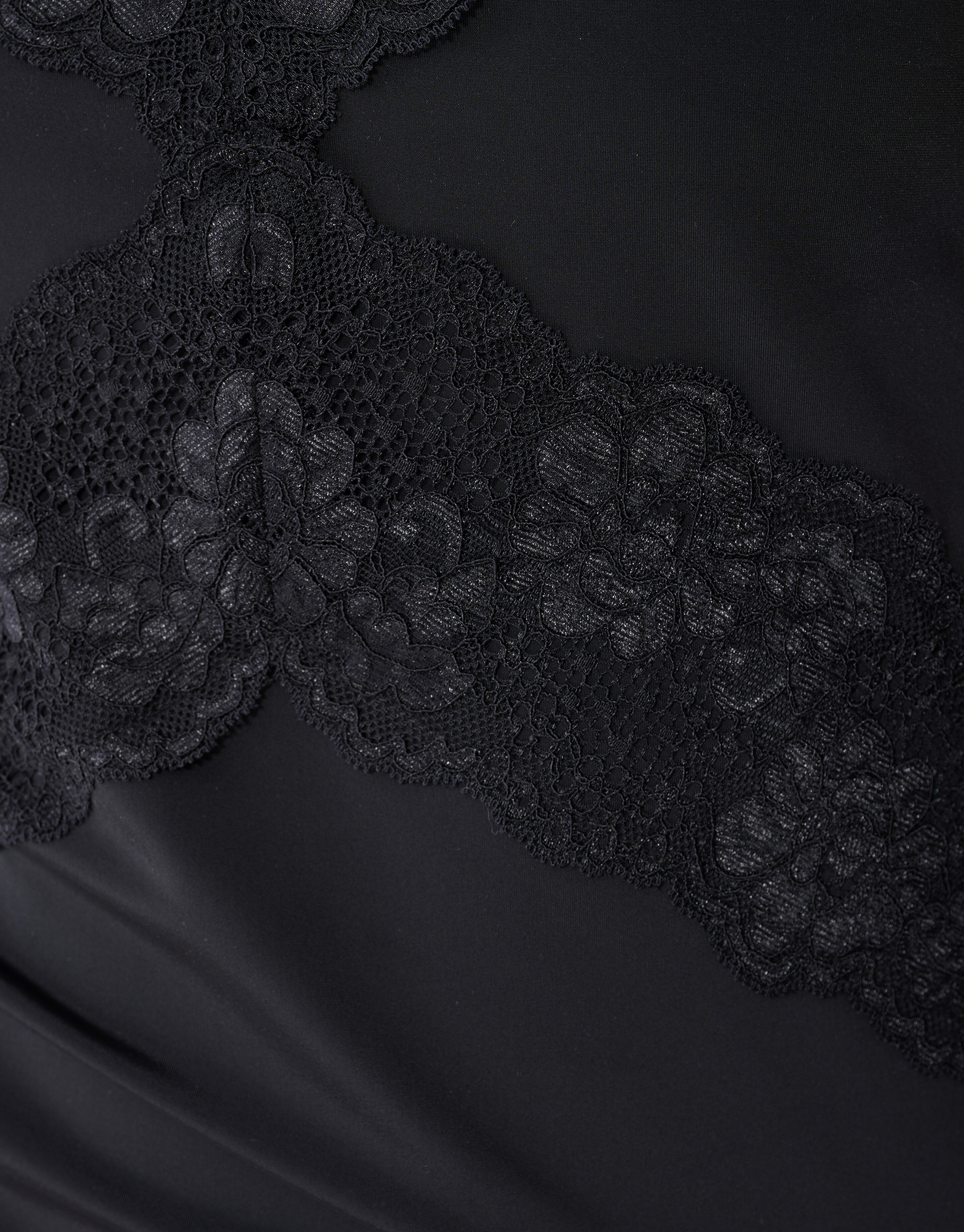 Kanten Singlet Top Zwart SHOEBY WOMEN