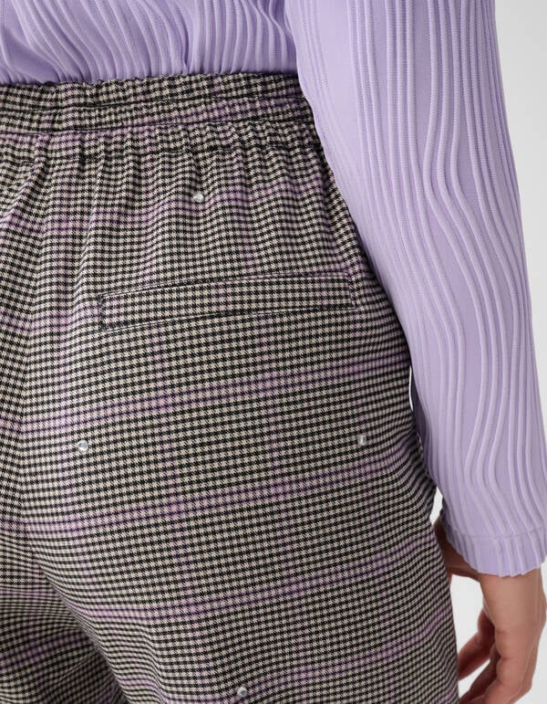 Ruiten Wide Leg Broek Grijs SHOEBY WOMEN