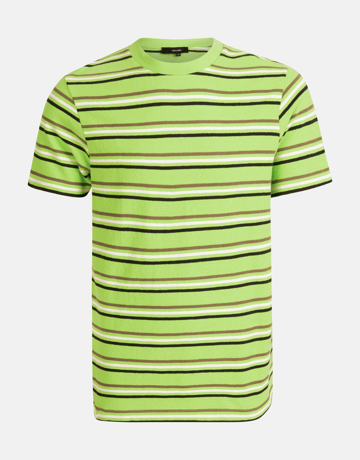 Multi Gekleurd T-shirt Groen SHOEBY MEN