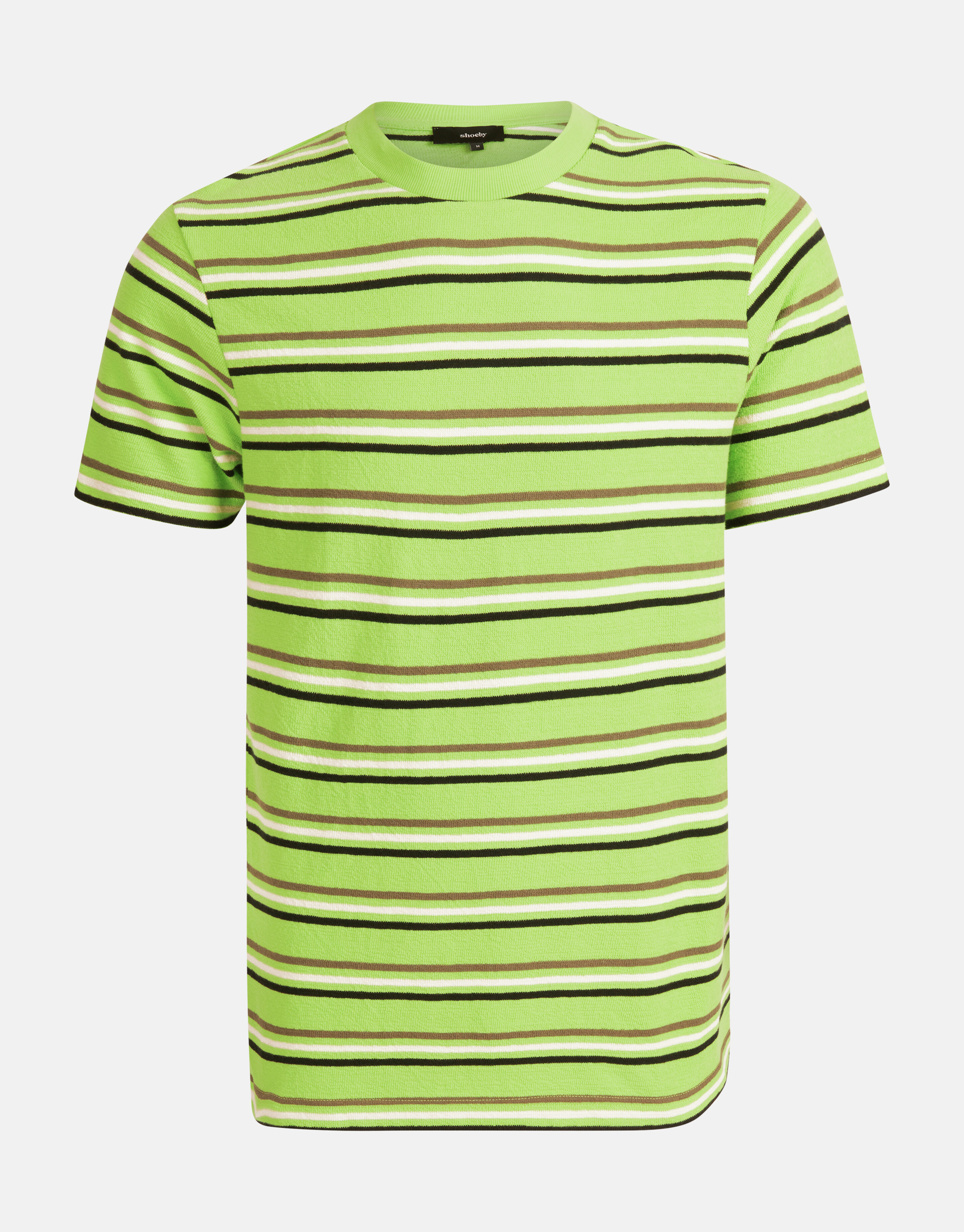 Multi Gekleurd T-shirt Groen SHOEBY MEN