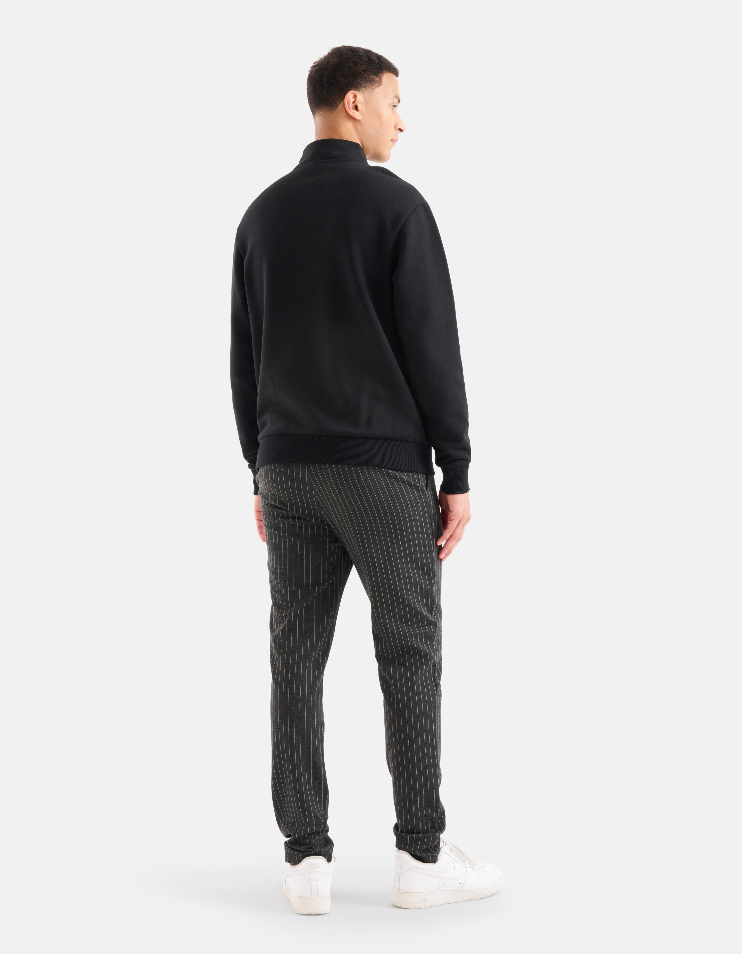 Pinstripe Broek Donkergrijs SHOEBY MEN