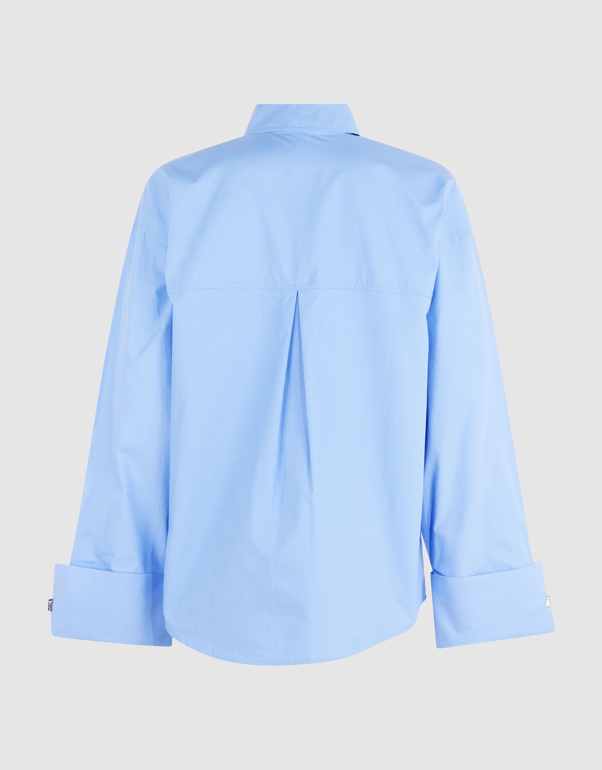 Oversized Ring Cuff Blouse Lichtblauw SHOEBY WOMEN