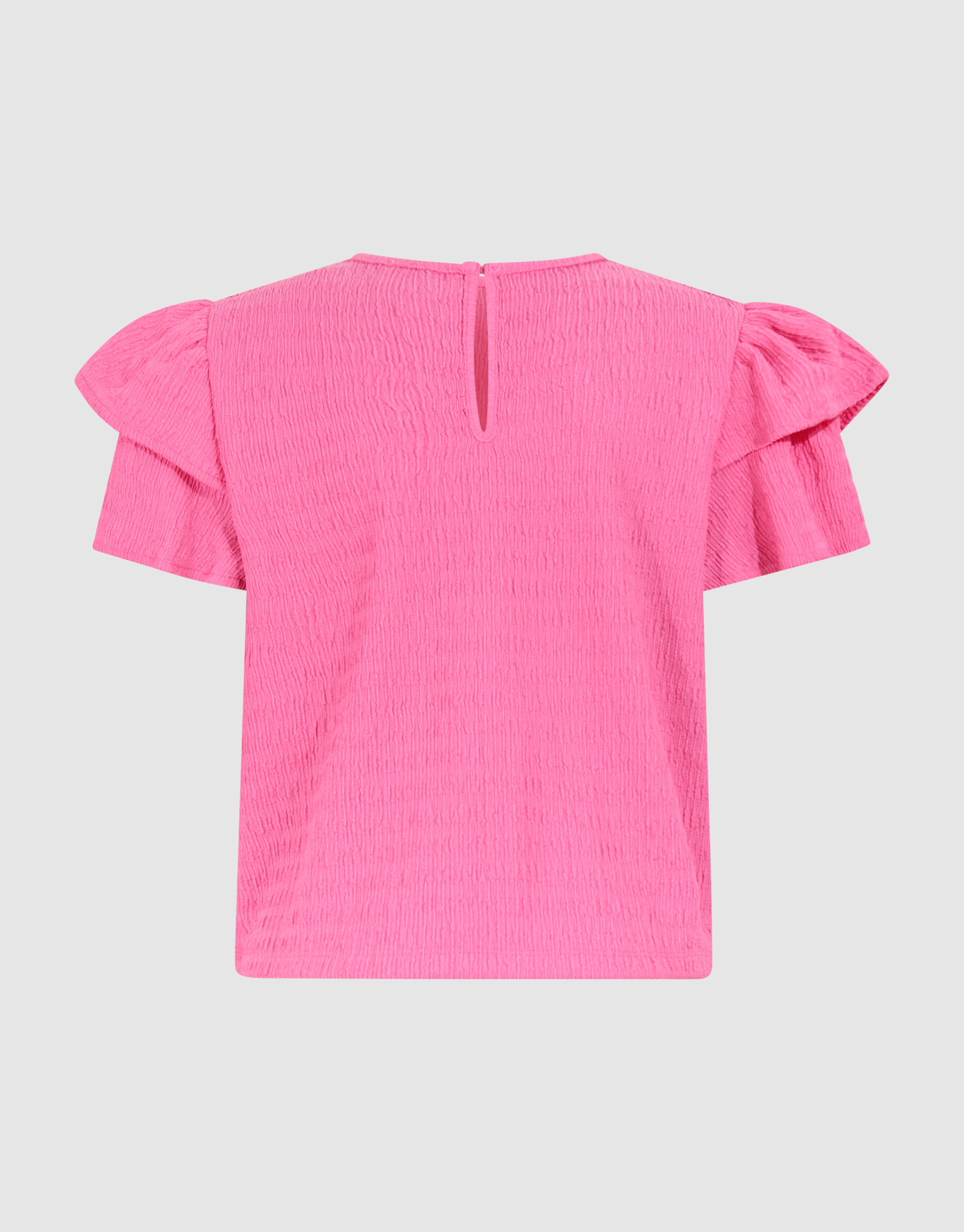 Crochet Crinkle Top Roze SHOEBY GIRLS